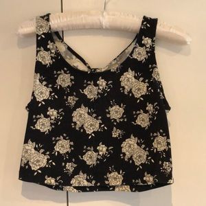 Forever 21 Floral Crop Top